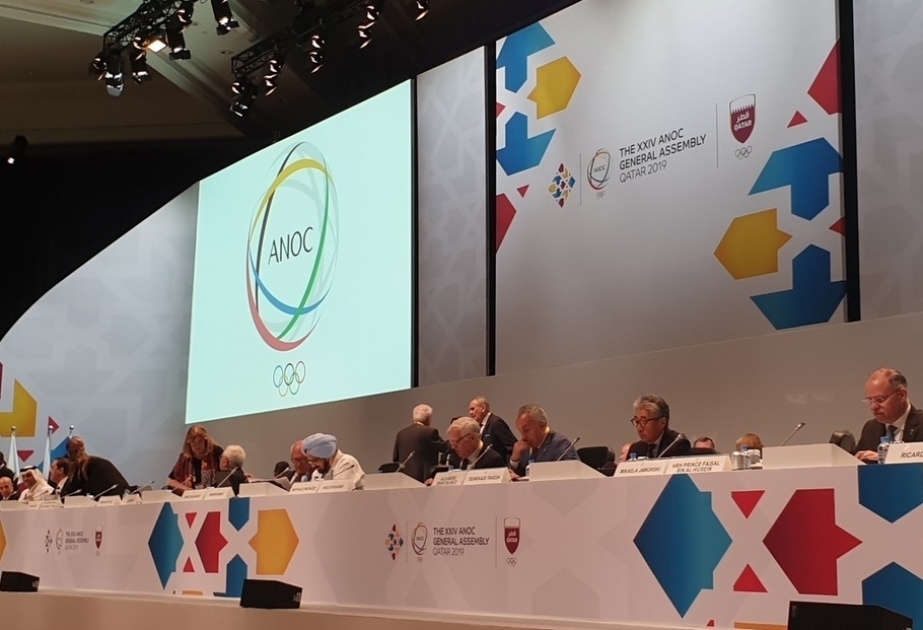 Delegación de Azerbaiyán participa en la Asamblea General de la Asociación de Comités Olímpicos Nacionales
