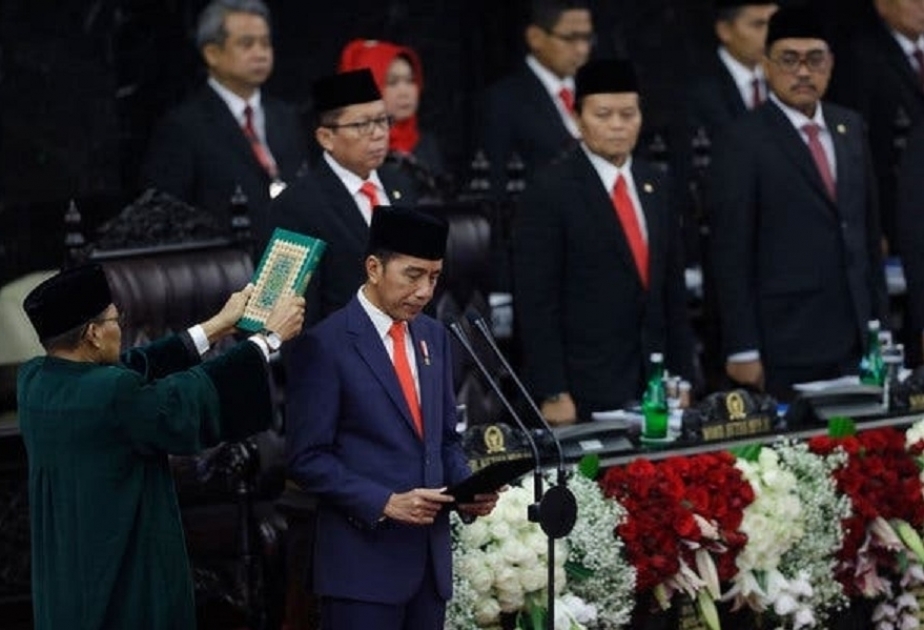 Azerbaijani charge d`affaires attends swearing-in ceremony of Indonesian President Widodo