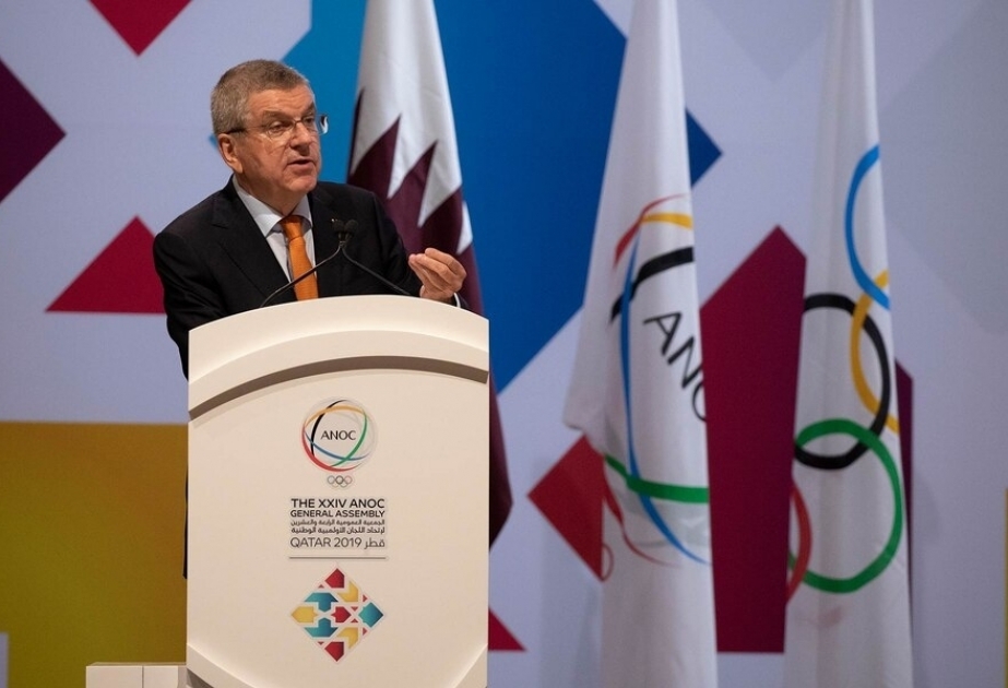 رئيس اللجنة الأولمبية الدولية: رسالتنا هي خدمة السلام في العالم