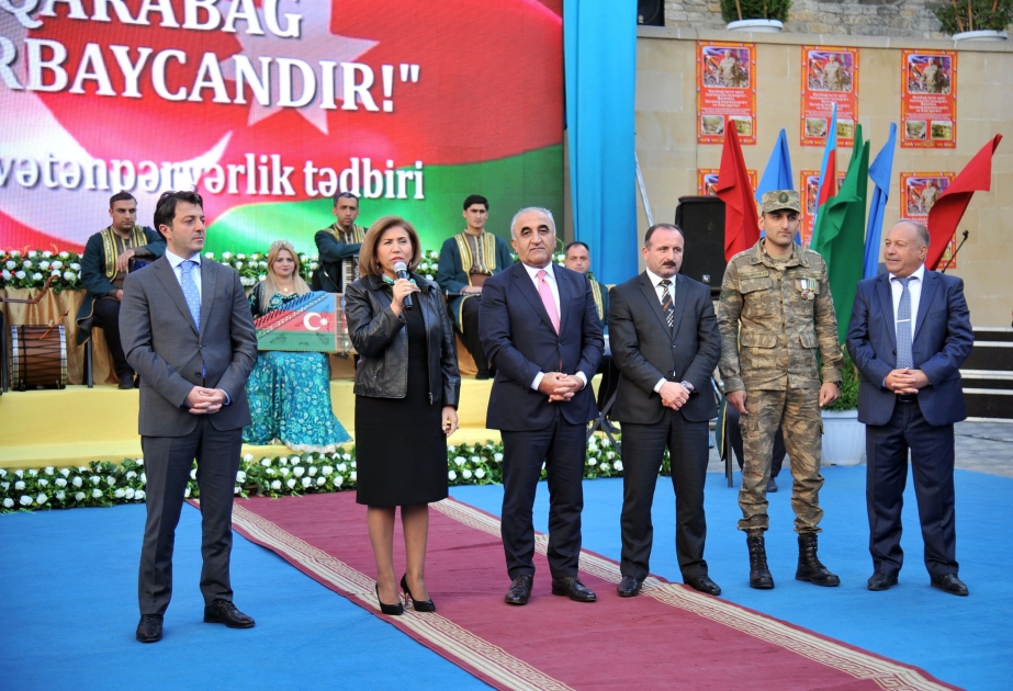“Qarabağ Azərbaycandır!” devizi altında kütləvi vətənpərvərlik tədbiri keçirilib