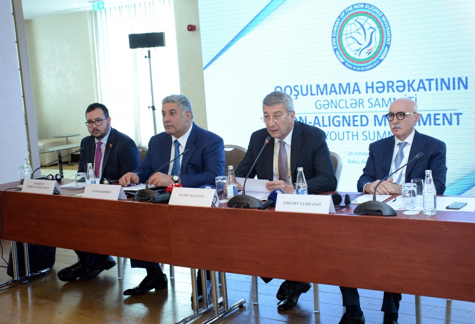 Bakıda Qoşulmama Hərəkatının Gənclər Sammiti keçirilib