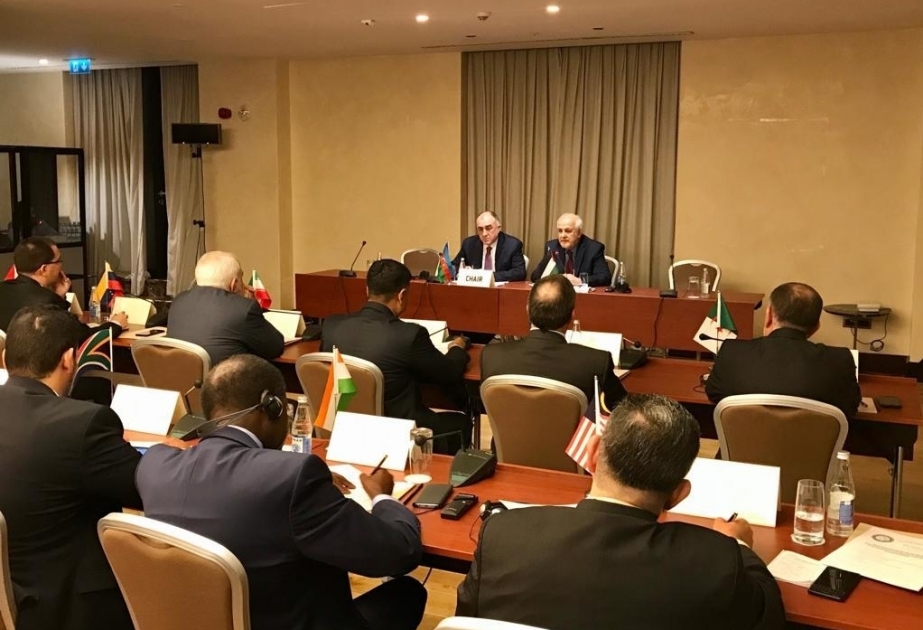 Se celebra una reunión del Comité Palestino de Ministros del Movimiento de Países No Alineados en Bakú