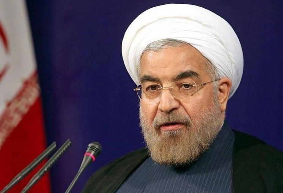Həsən Ruhani: İran-Azərbaycan əlaqələri inkişaf edərək strateji xarakter almağa başlayıb