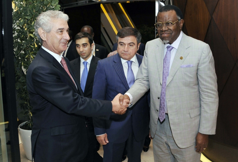 纳米比亚总统哈格·戈特弗里德·根哥布来阿塞拜疆访问