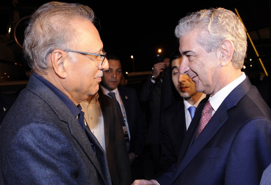 Pakistan Prezidenti Arif Alvi Azərbaycana səfərə gəlib