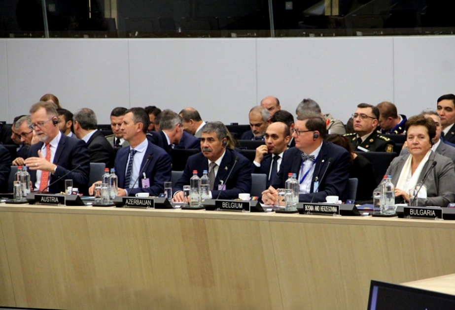 Azərbaycanın Müdafiə naziri NATO-nun toplantısında iştirak edib