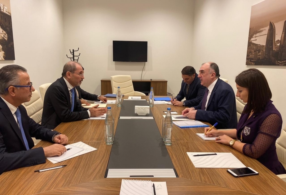 Azerbaijan`s FM meets with Jordanian Minister of Foreign Affairs and Expatriates