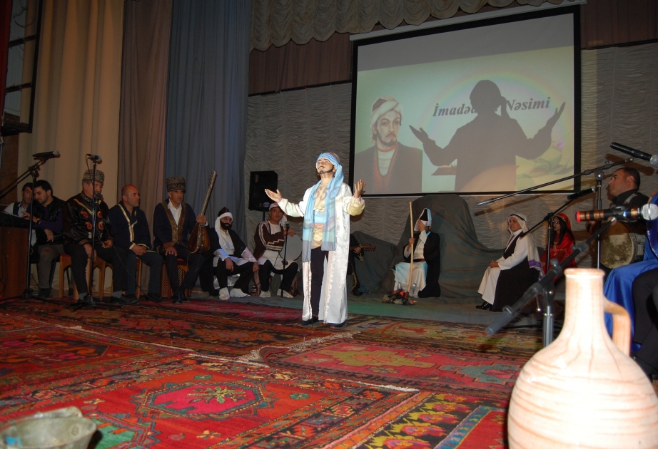 İmişlidə “Nəsimi ili” çərçivəsində keçirilən ədəbi-bədii məclisdə ustad şairin zəngin yaradıcılıq irsindən danışılıb