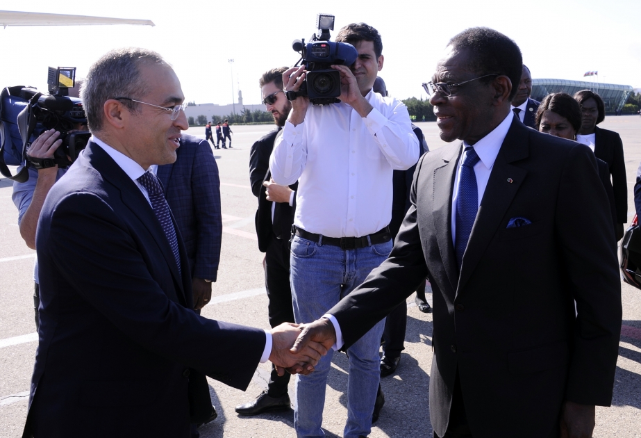 Ekvatorial Qvineyanın Prezidenti Obiang Nguema Mbasogonun Azərbaycana səfəri başa çatıb
