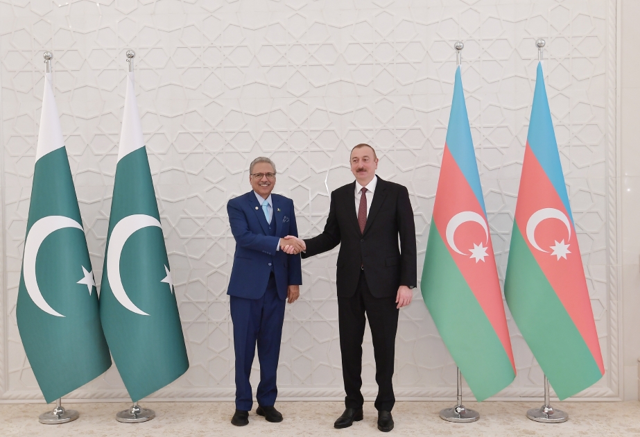 President Ilham Aliyev met with President of Pakistan Arif Alvi VIDEO