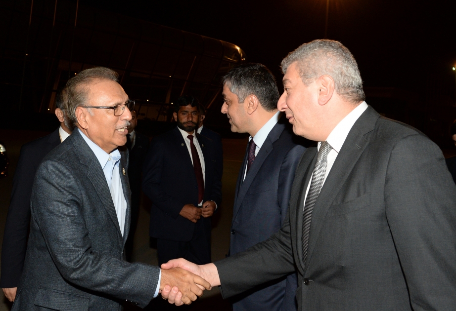 Pakistan Prezidenti Arif Alvinin Azərbaycana səfəri başa çatıb