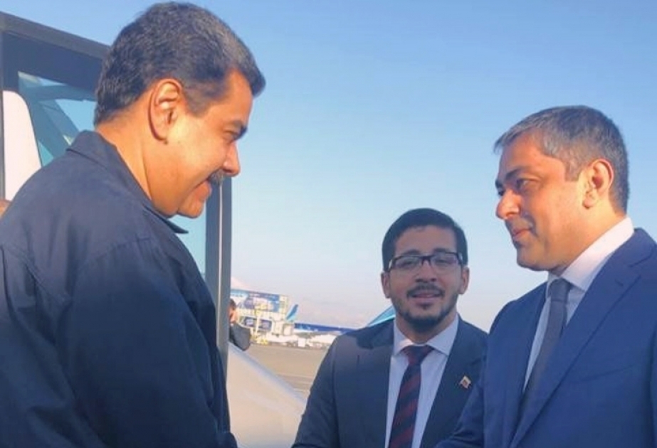 Venezuelan President Nicolas Maduro ends Azerbaijan visit