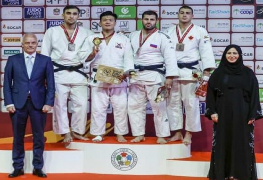Azerbaijani judokas bag three medals at Abu Dhabi Grand Slam