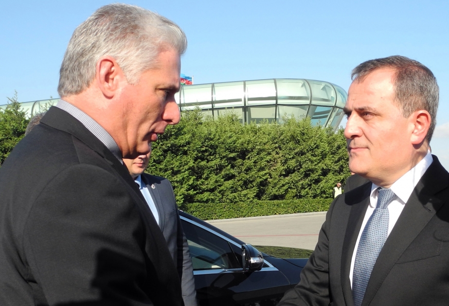 Cuban President ends Azerbaijan visit