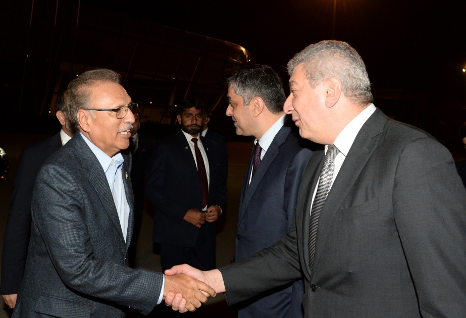 Presidente pakistaní finaliza visita a Azerbaiyán