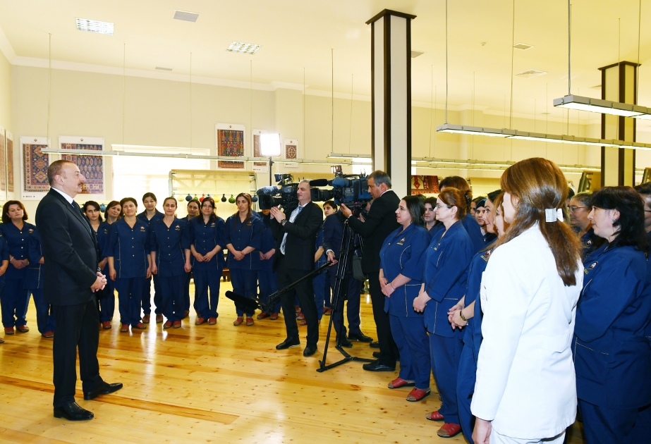 Prezident İlham Əliyev “Azərxalça” ASC-nin Qəbələ filialının açılış mərasimində iştirak edib  YENİLƏNİB VİDEO