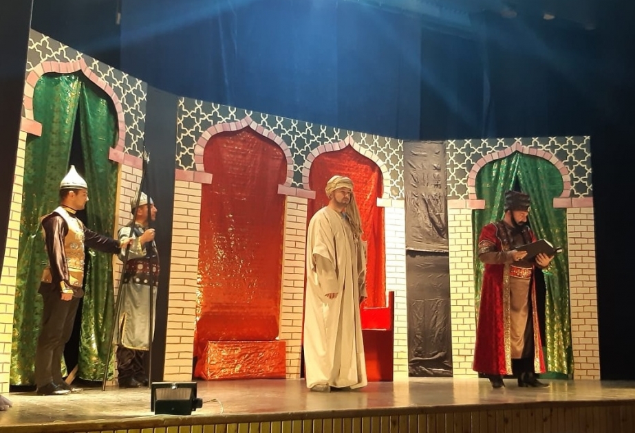 Şabranda İmadəddin Nəsimiyə həsr olunan tamaşa və kompozisiyalar təqdim edilib