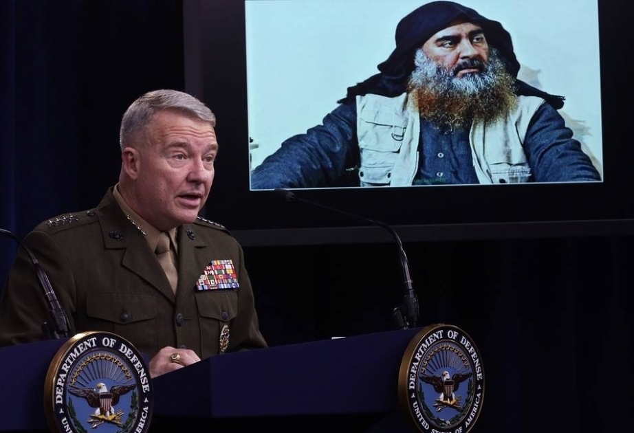 Baghdadi raid video released as Pentagon reveals Isis leader 'fired from his hideout'