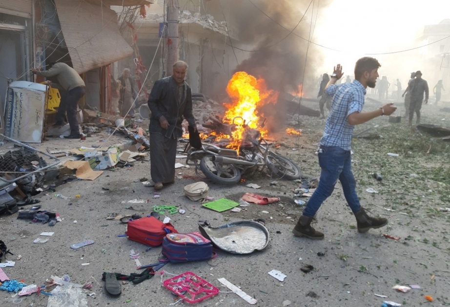 Suriyanın şimalında terror hücumu nəticəsində 13 dinc sakin həlak olub