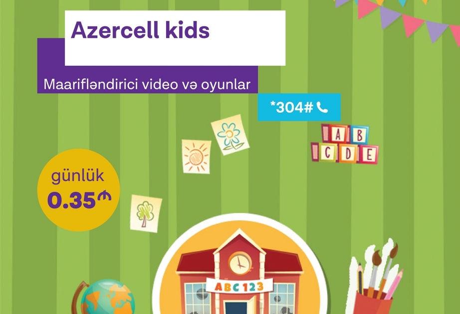 Create the safest digital environment with Azercell Kids