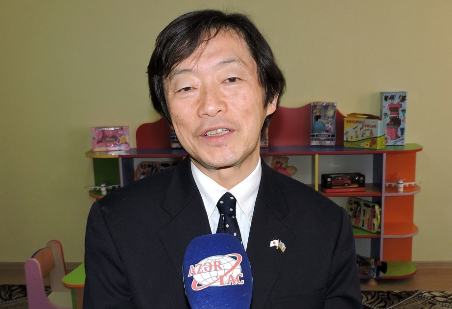 Teruyuki Katori: "El gobierno japonés ha implementado hasta ahora 248 pequeños proyectos de infraestructura en Azerbaiyán"
