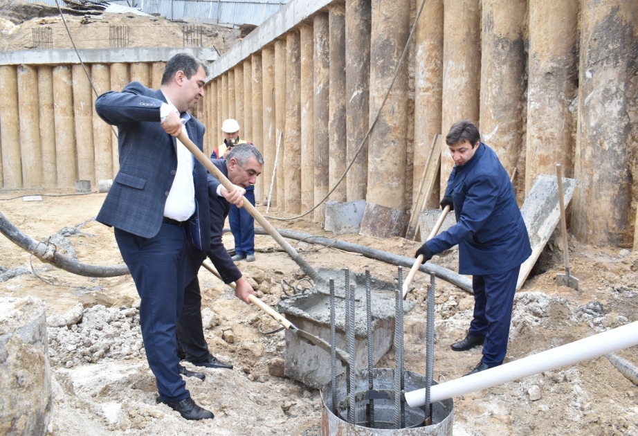 Kiyevdə İmadəddin Nəsimi adına binanın təməli qoyulub VİDEO