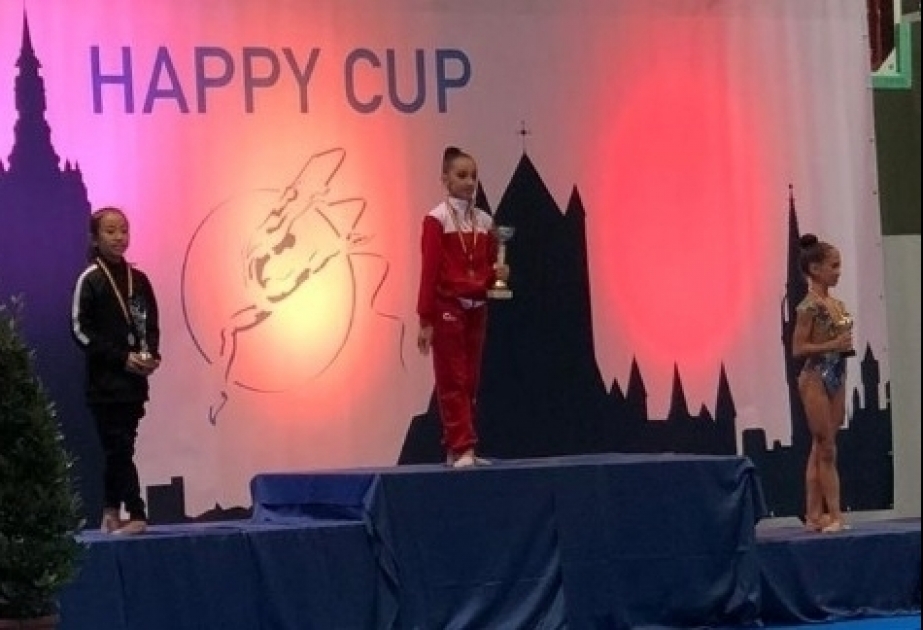 Azerbaijani gymnasts take four gold medals at Happy Cup 2019