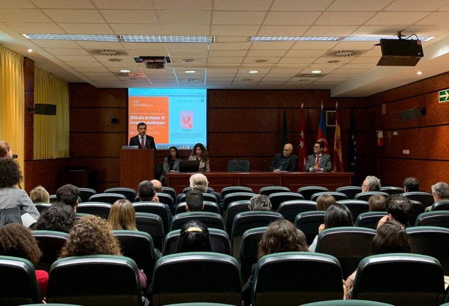 Madrid Muxtar Universitetində İmadəddin Nəsiminin 650 illik yubileyinə həsr olunmuş konfrans keçirilib VİDEO