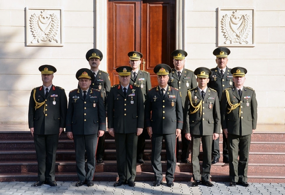 Türkiyənin yüksək səviyyəli hərbi nümayəndə heyəti Heydər Əliyev adına Ali Hərbi Məktəbdə olub