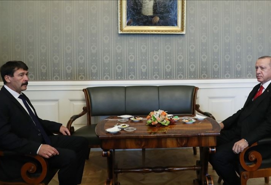 Türkiyə Prezidenti Budapeştdə Osmanlı dövrünün abidələri ilə tanış olub