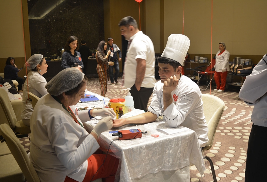 "Qan ver, həyat qurtar" şüarı altında könüllü qanvermə aksiyası keçirilib