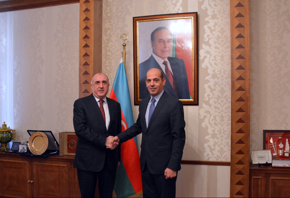 Canciller azerbaiyano recibe al flamante embajador jordano en Azerbaiyán