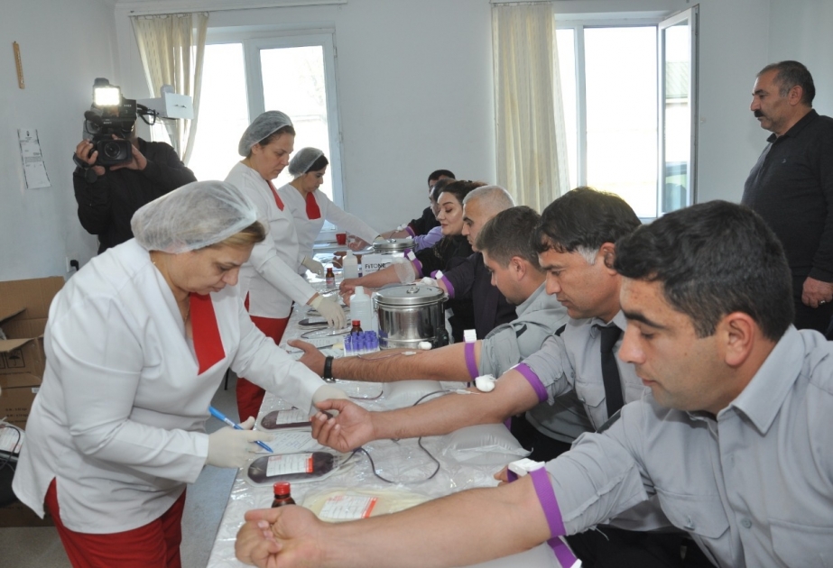 İmişlidə keçirilən qanvermə aksiyasında 101 donor iştirak edib