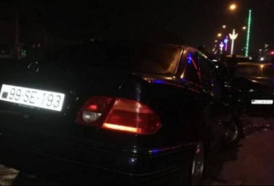 В результате столкновения двух автомобилей в Сумгайыте госпитализированы водители