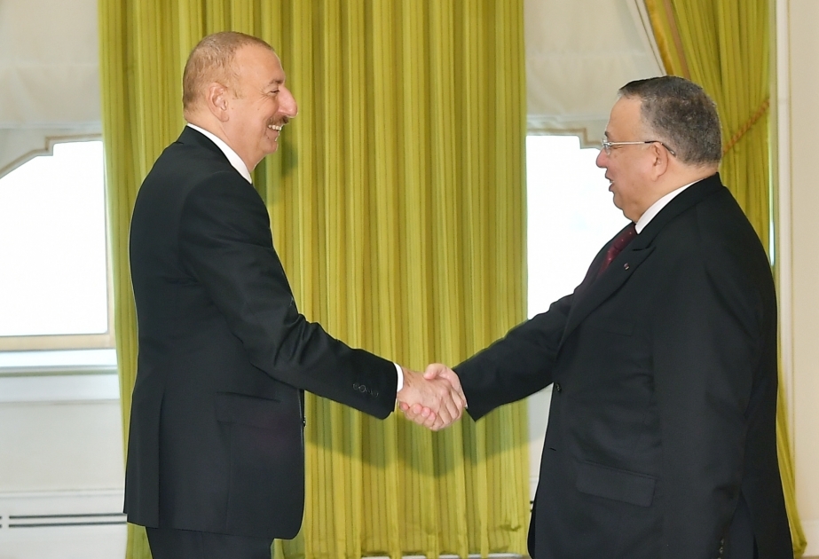 Ilham Aliyev recibió a una delegación dirigida por el primer vicepresidente de la Cámara de Representantes de Egipto