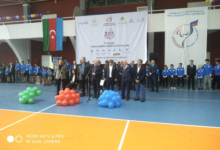 Abşeron İdman Olimpiya Kompleksində V Uşaq Paralimpiya İdman Oyunları keçirilir