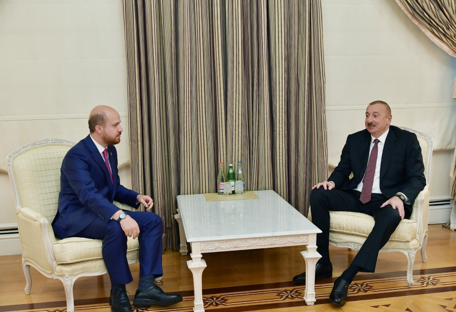 Ilham Aliyev recibió a una delegación encabezada por el Presidente de la Confederación Mundial de Etno-deportes