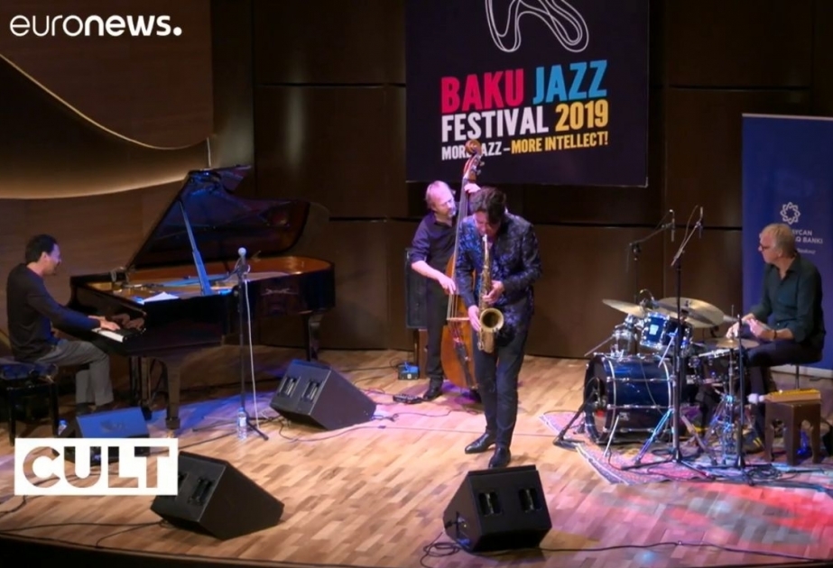 Im Euronews Reportage über Baku Jazz Festival gezeigt