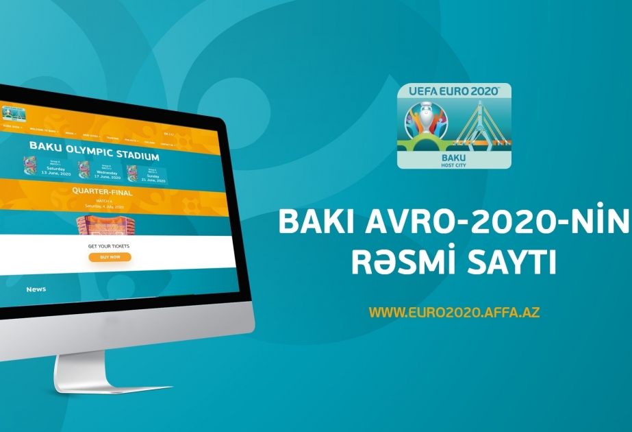 Se lanza un nuevo sitio web en Bakú en relación con la EURO 2020
