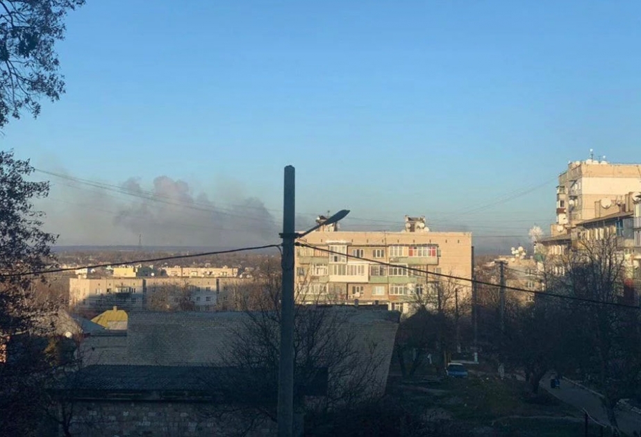 Ukraynada silah-sursat anbarının partlaması nəticəsində 3 hərbçi həlak olub