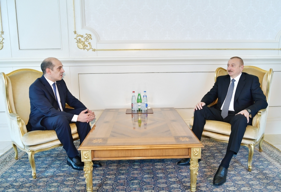 Ilham Aliyev recibió las credenciales del embajador de Jordania