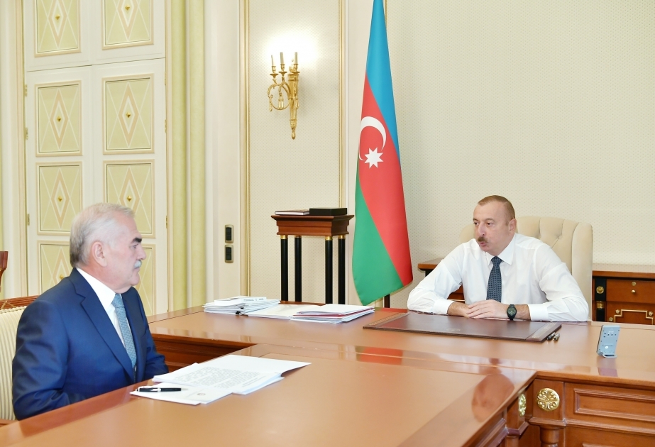 Ilham Aliyev recibió al dirigente de la República Autónoma de Najchiván