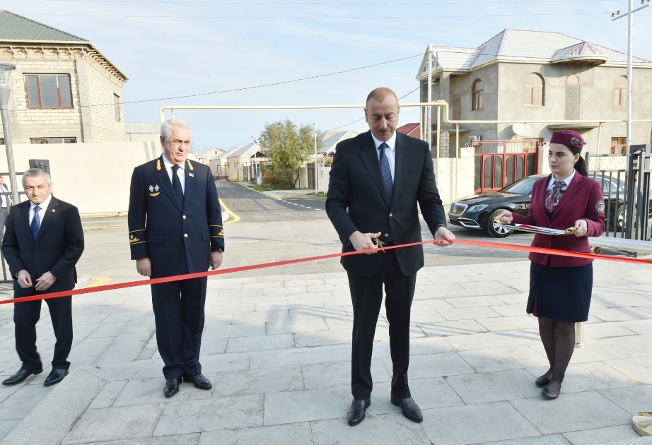 Le président Ilham Aliyev participe à l’ouverture de la ligne ferroviaire reconstruite Sabountchou-Pirchaghy VIDEO