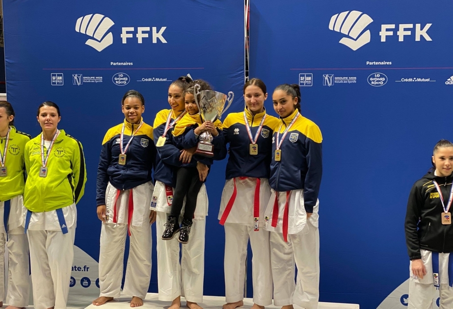 Azerbaijani female karate fighter wins French Cup 2019
