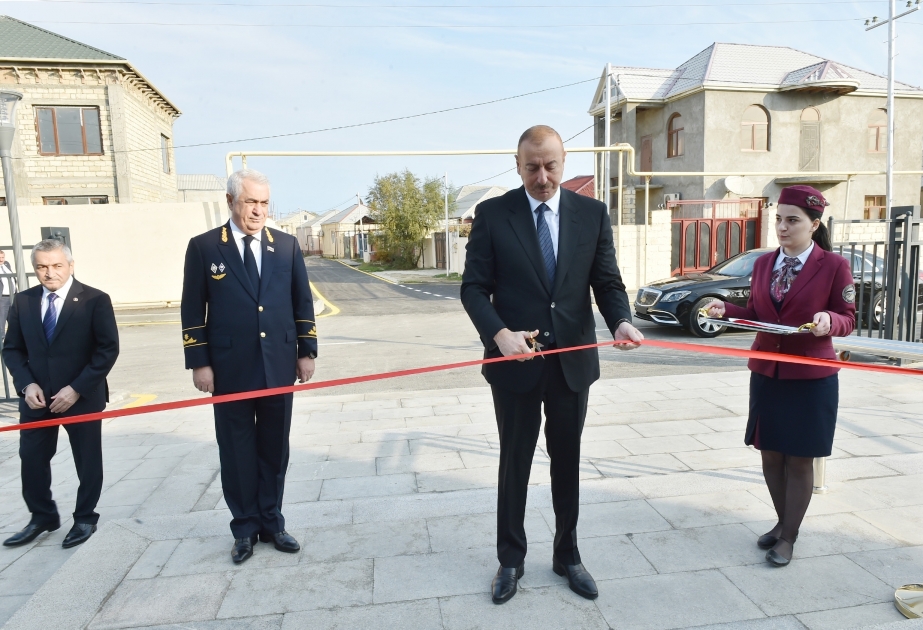 Ilham Aliyev inauguró la Estación de Ferrocarril de Pirshaghí