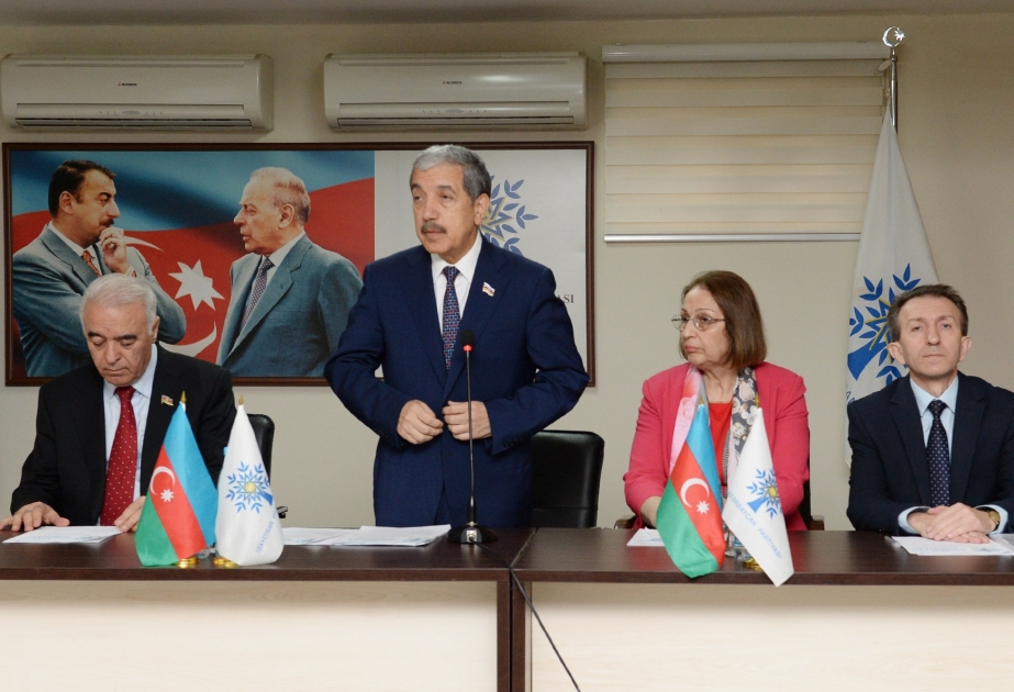 Yeni Azərbaycan Partiyasının yaradılmasının 27-ci ildönümü ilə bağlı tədbir keçirilib