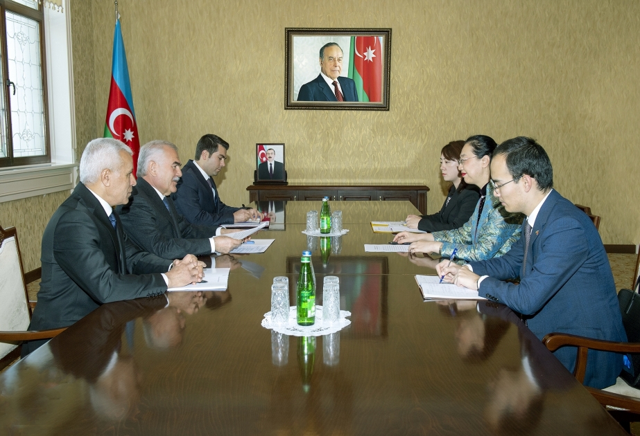 Le président de l’Assemblé suprême du Nakhtchivan rencontre l’ambassadrice chinoise à Bakou