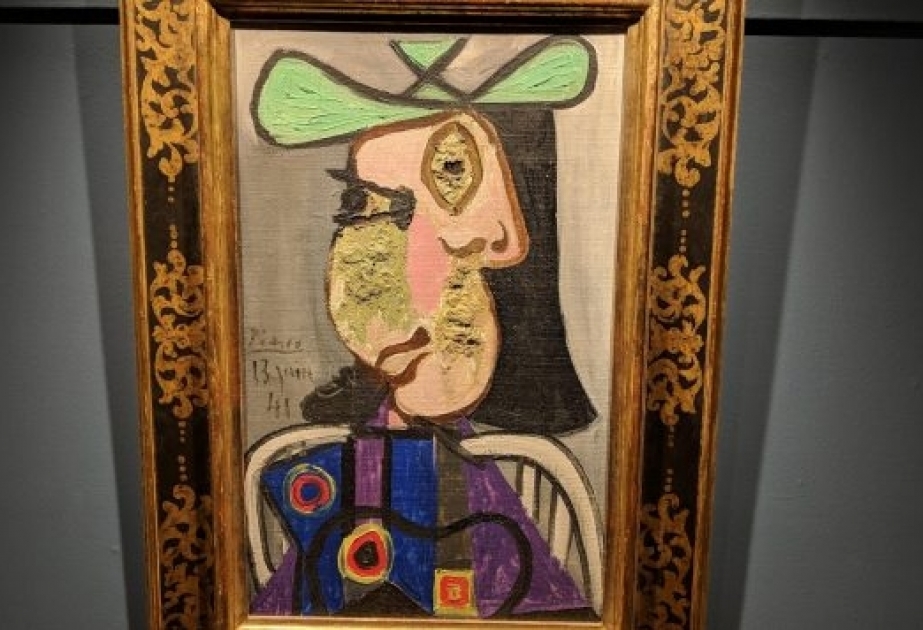 Pikassonun “Şlyapalı qadın” tablosu hərracda 6,9 milyon dollara satılıb
