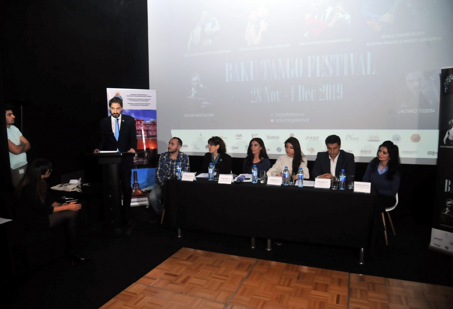 Se celebró la rueda de prensa dedicada a la tercera edición del Festival Internacional de Tango de Bakú