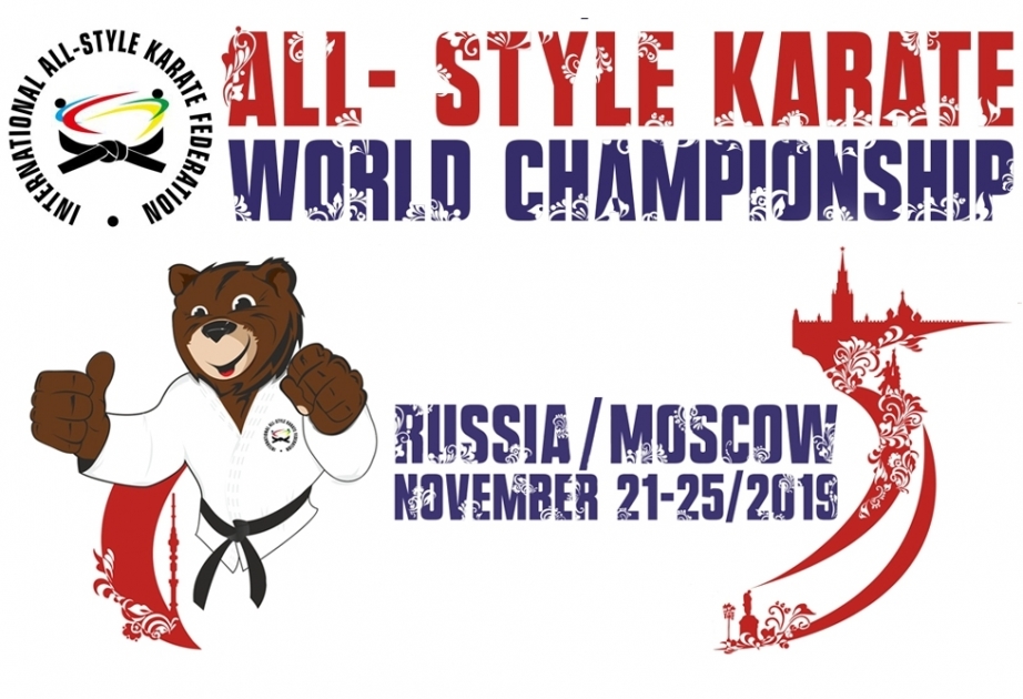 Selección nacional de Azerbaiyán participa en el Campeonato Mundial de Karate en Moscú